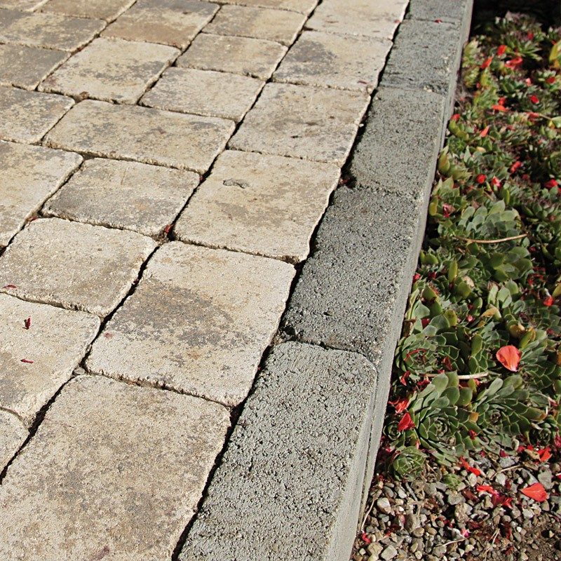 Semmelrock® CASTELLO SZEGÉLYKŐ 33/25/8 CM SZÜRKE-FEKETE