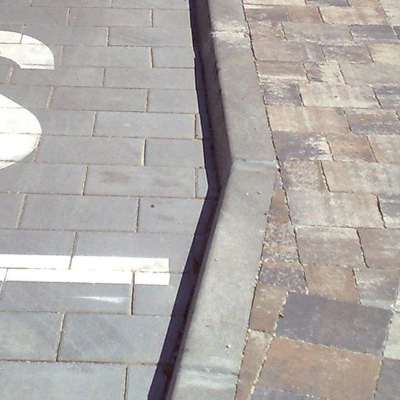 Semmelrock® TÉRBURKOLÓ SZEGÉLY 100/25/8 CM SZÜRKE