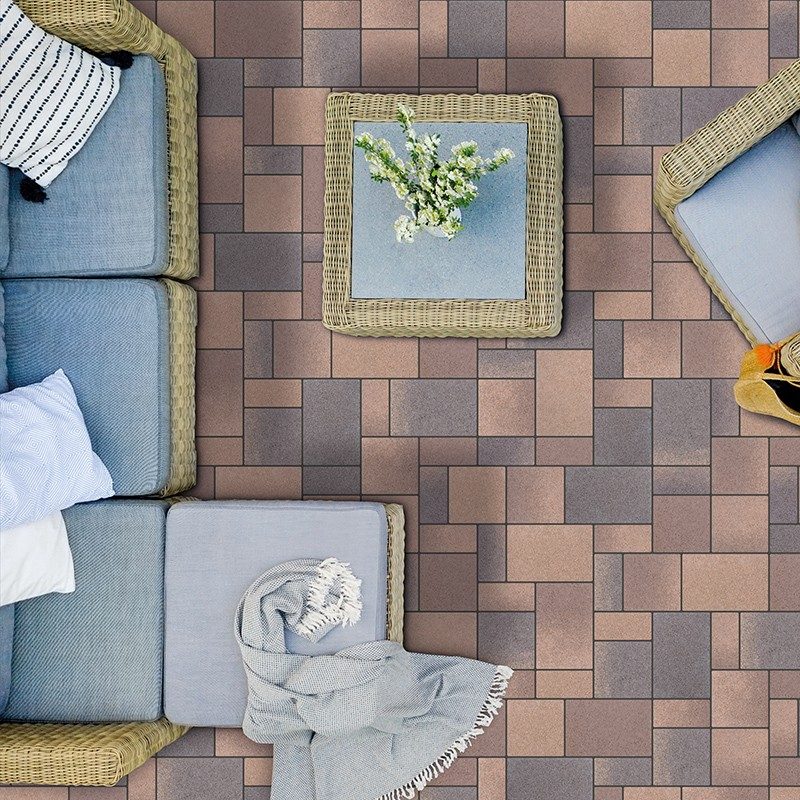 Semmelrock® CITYTOP KOMBI 6 CM BARNA MIX