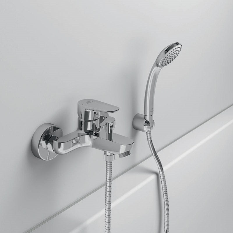 Ideal Standard Cerafine O kádtöltő csaptelep + kézi zuhany szett, króm