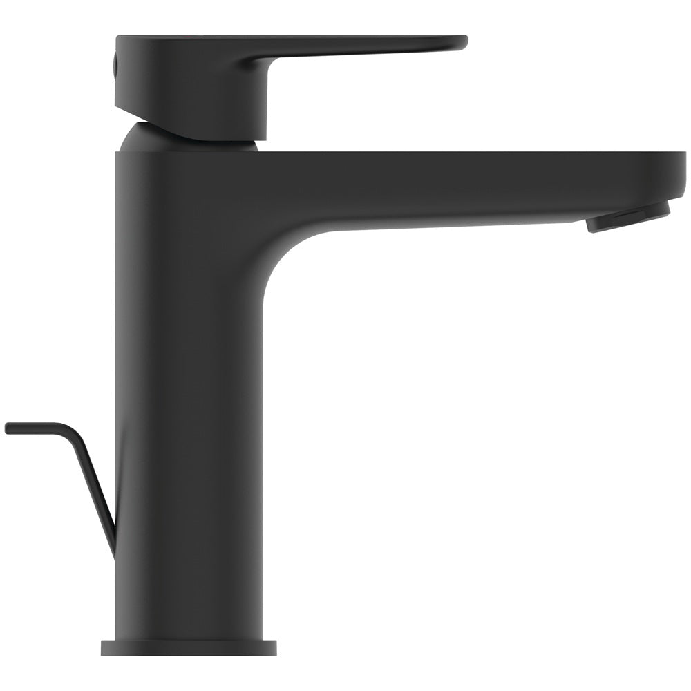 Ideal Standard Cerafine O mosdó csaptelep, leeresztővel, 120 mm, silk black