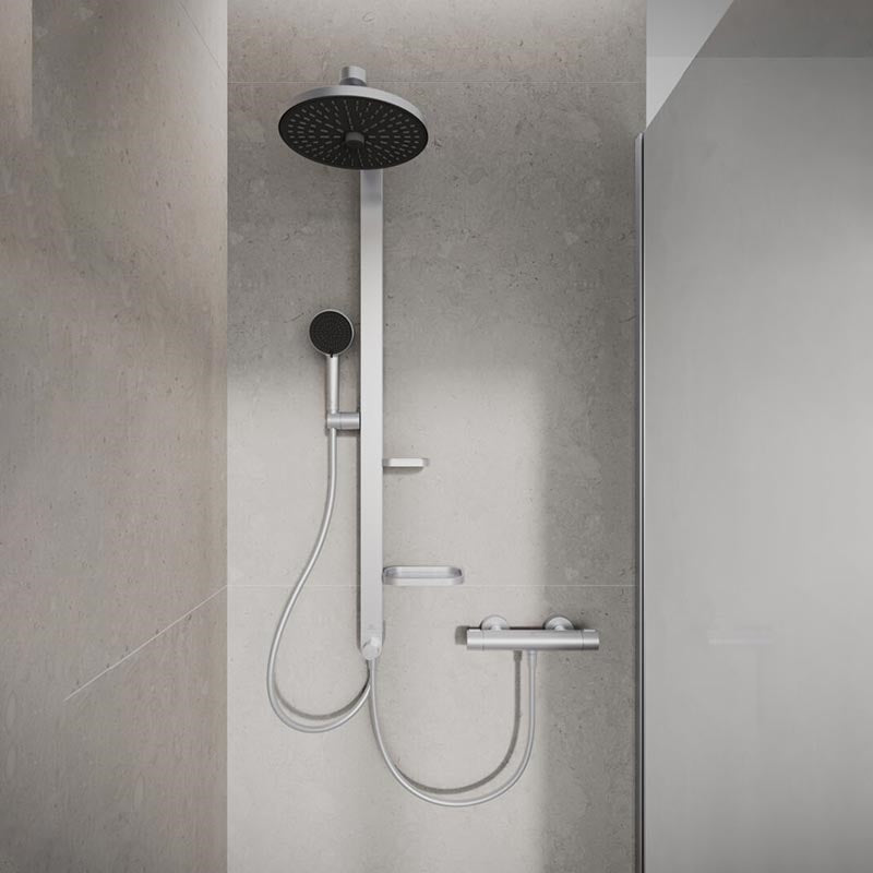 Ideal Standard Ceraflow ALU+ zuhanyrendszer zuhany csaptelephez, silver