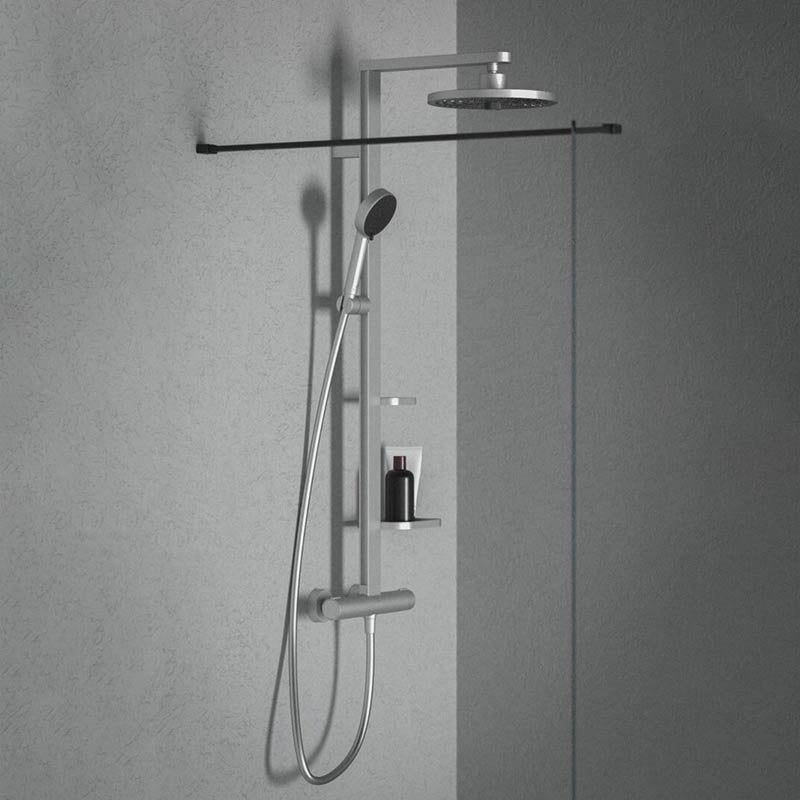 Ideal Standard Ceratherm ALU+ termosztátos zuhanyrendszer, silver