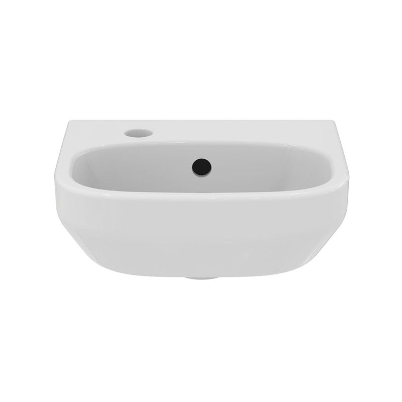 Ideal Standard i.life A kézmosó, 350x300, bal oldali csaplyukkal, túlfolyóval, fehér
