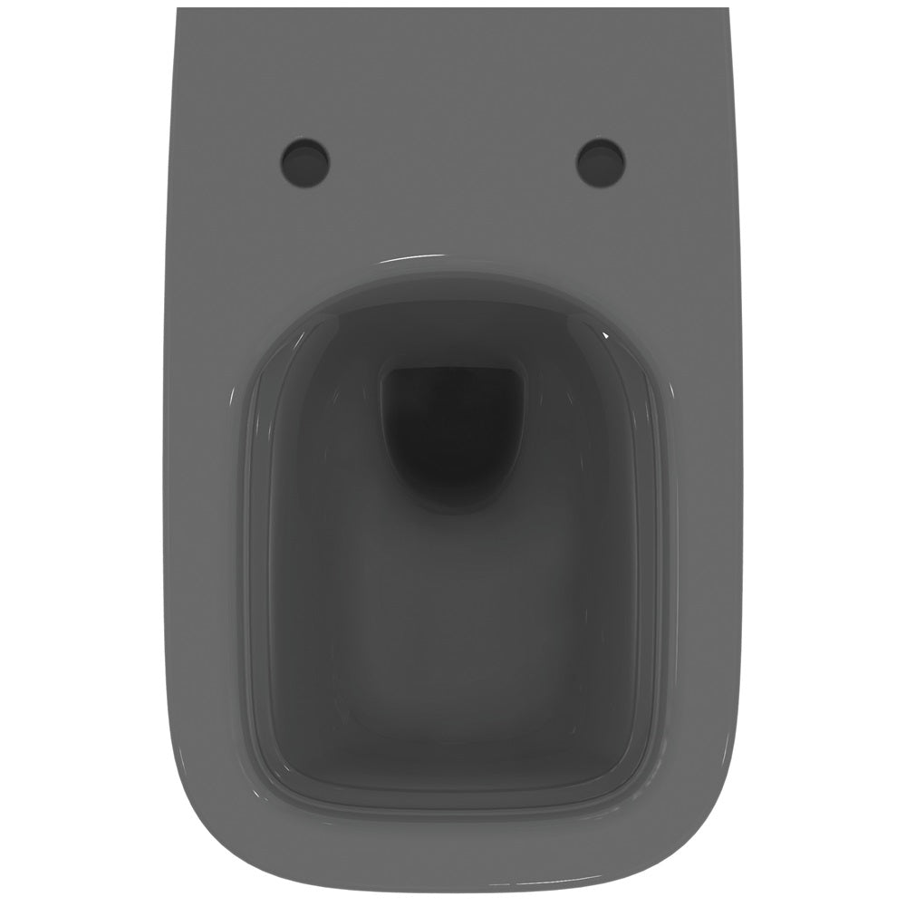 Ideal Standard i.life B, rimls+ peremmentes fali wc, glossy gray