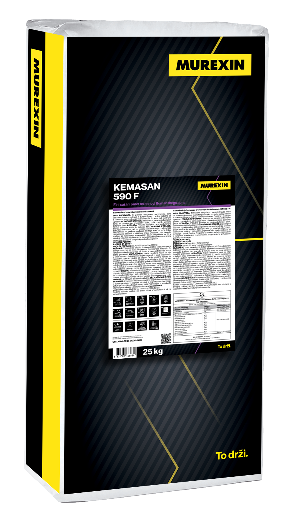 Murexin KEMASAN 590 F Finom felújító vakolat rómaicementtel