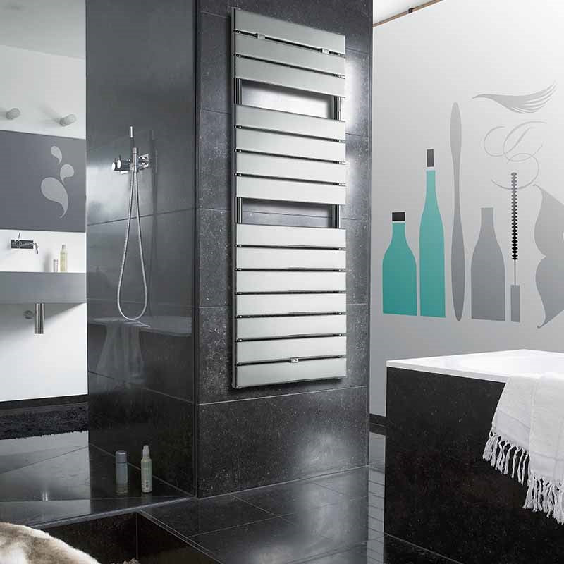 Lazzarini Fürdőszoba Radiátor Palermo egyenes feh 1213x500 dritto bianco
