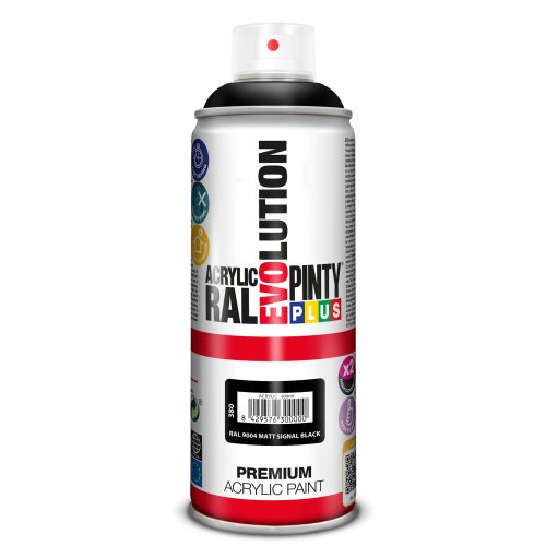 EVO akril RAL 9004 MATT 400ml