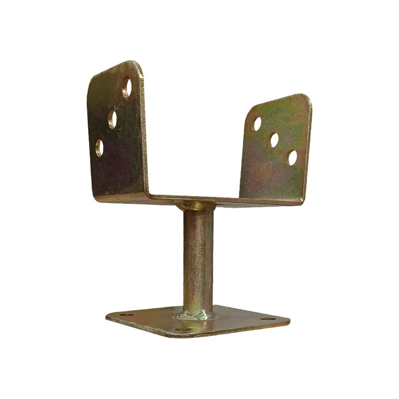 Oszloptartó talpas 120mm galvanizált 2mm vastag