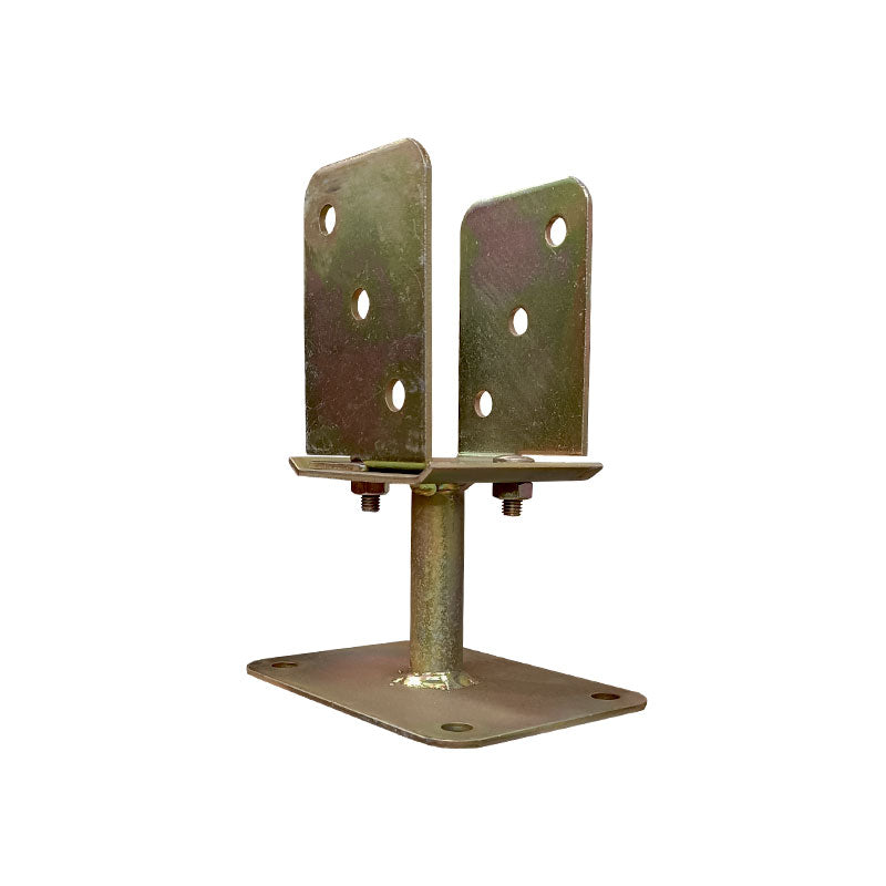 Oszloptartó tiplis széles állítható 2mm vastag