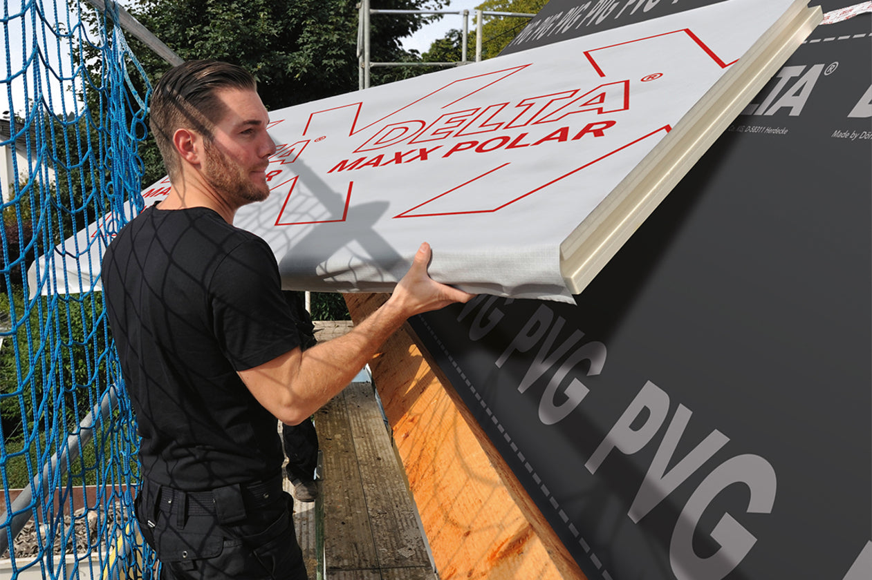 Dörken DELTA®-MAXX POLAR Szarufa fölötti hőszigetelések