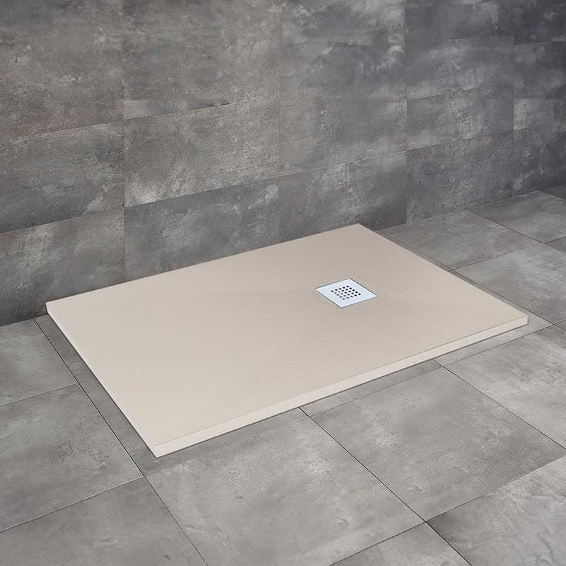 Radaway Kios F 120x90 szögletes, lapos műmárvány zuhanytálca, beige