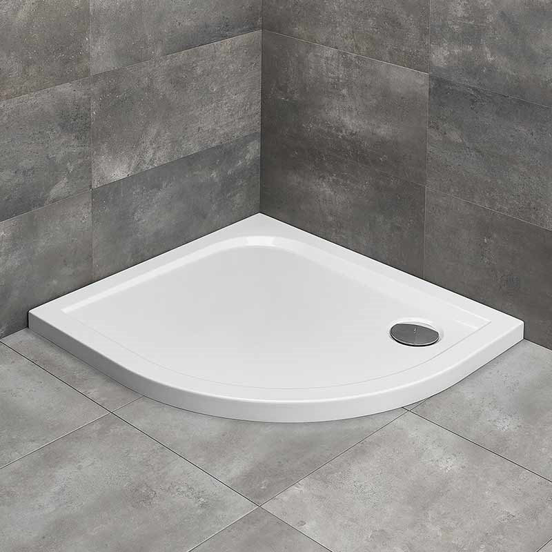 Radaway Delos E 90x80 íves, balos, akril zuhanytálca