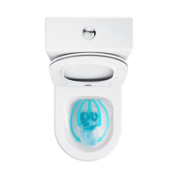 RAVAK ELEGANT RIMOFF monoblokkos WC ülökével, fehér