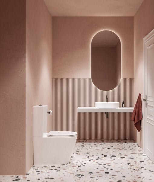 RAVAK ELEGANT RIMOFF monoblokkos WC ülökével, fehér