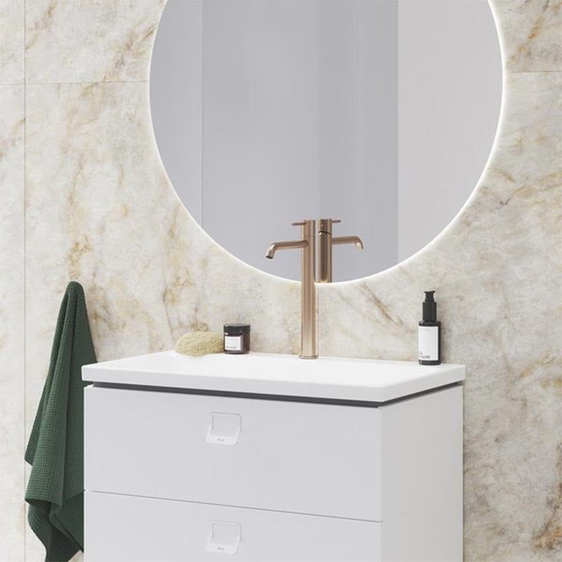 Ravak Espirit es 014.60rgb álló mosdócsaptelep 250 mm, leeresztő nélkül - szálcsiszolt rose gold