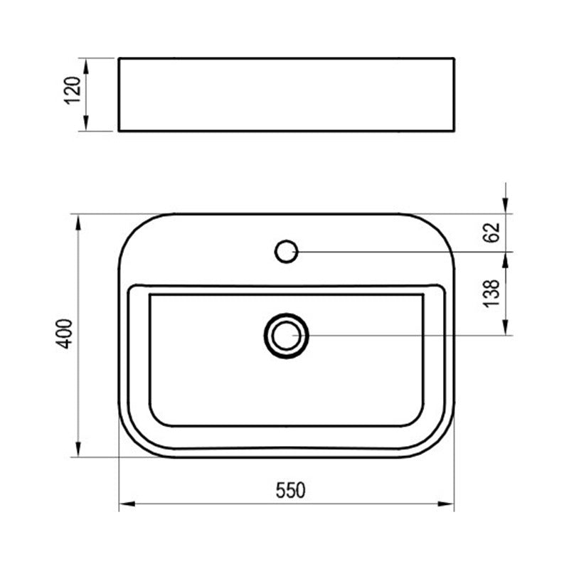 Ravak Ceramic Slim Shelf R kerámiamosdó, fehér
