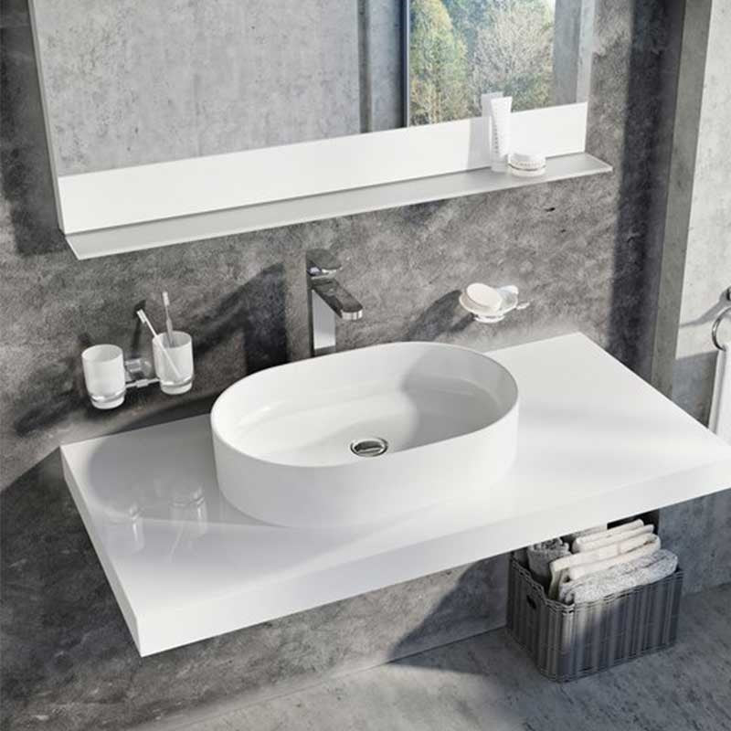 Ravak Ceramic Slim O kerámiamosdó, fehér