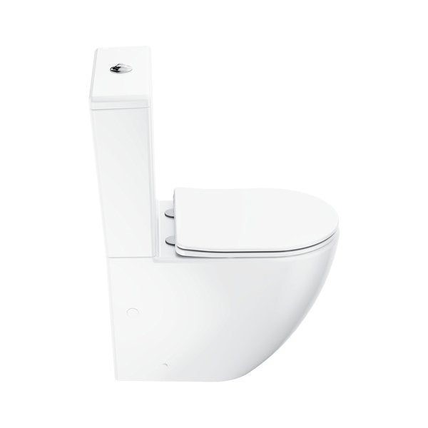 Ravak Optima RimOff monoblokkos WC ülőkével, fehér