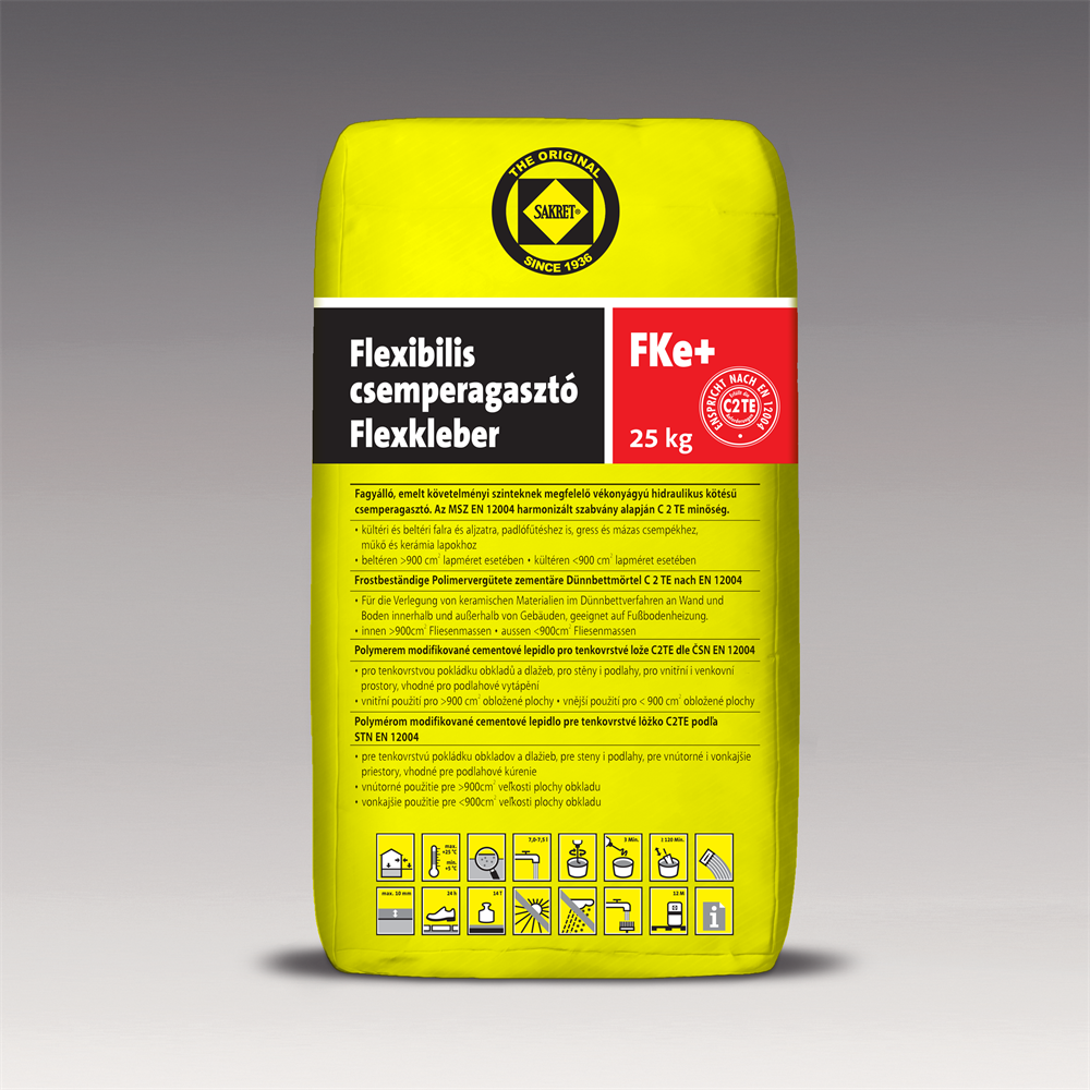 SAKRET FKe+ Flexibilis csemperagasztó 25kg