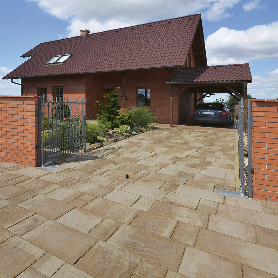 Semmelrock® SUPREMA KOMBI, 6 CM, BARNA-FEHÉR