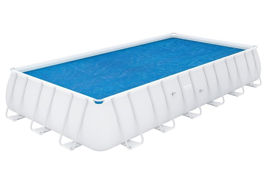 BESTWAY 7,03m x 3,36m medence szolártakaró (méretre is vágható) 58228