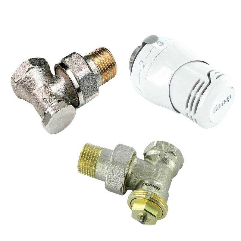 Technik Therm Senso radiátorszelep szett 1/2" sarok, belsőmenetes