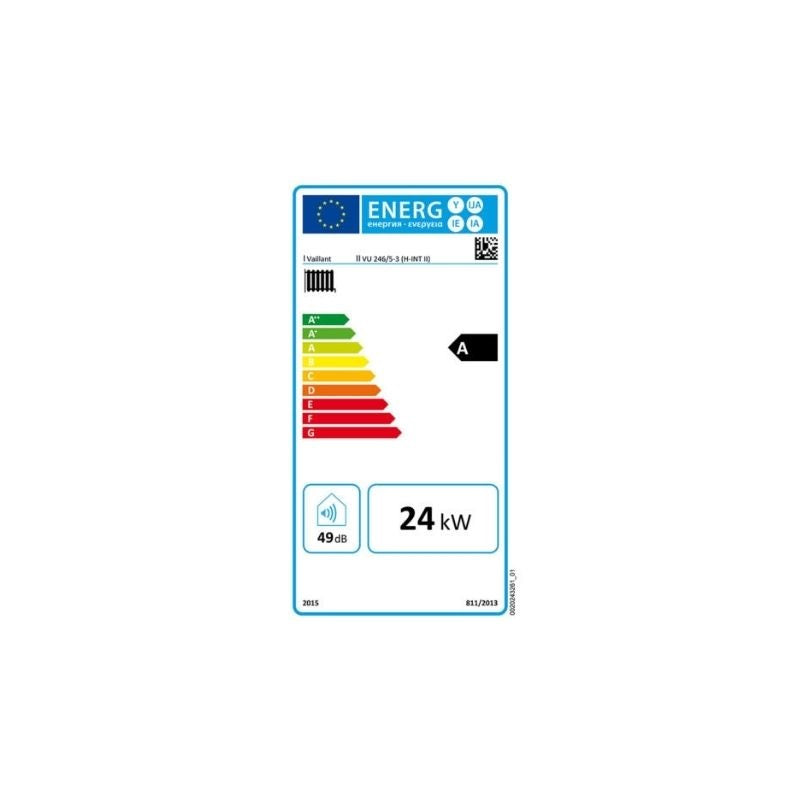 Vaillant VU 246/5-3 (H-INT II) ecoTEC pro kondenzációs fali gázkazán