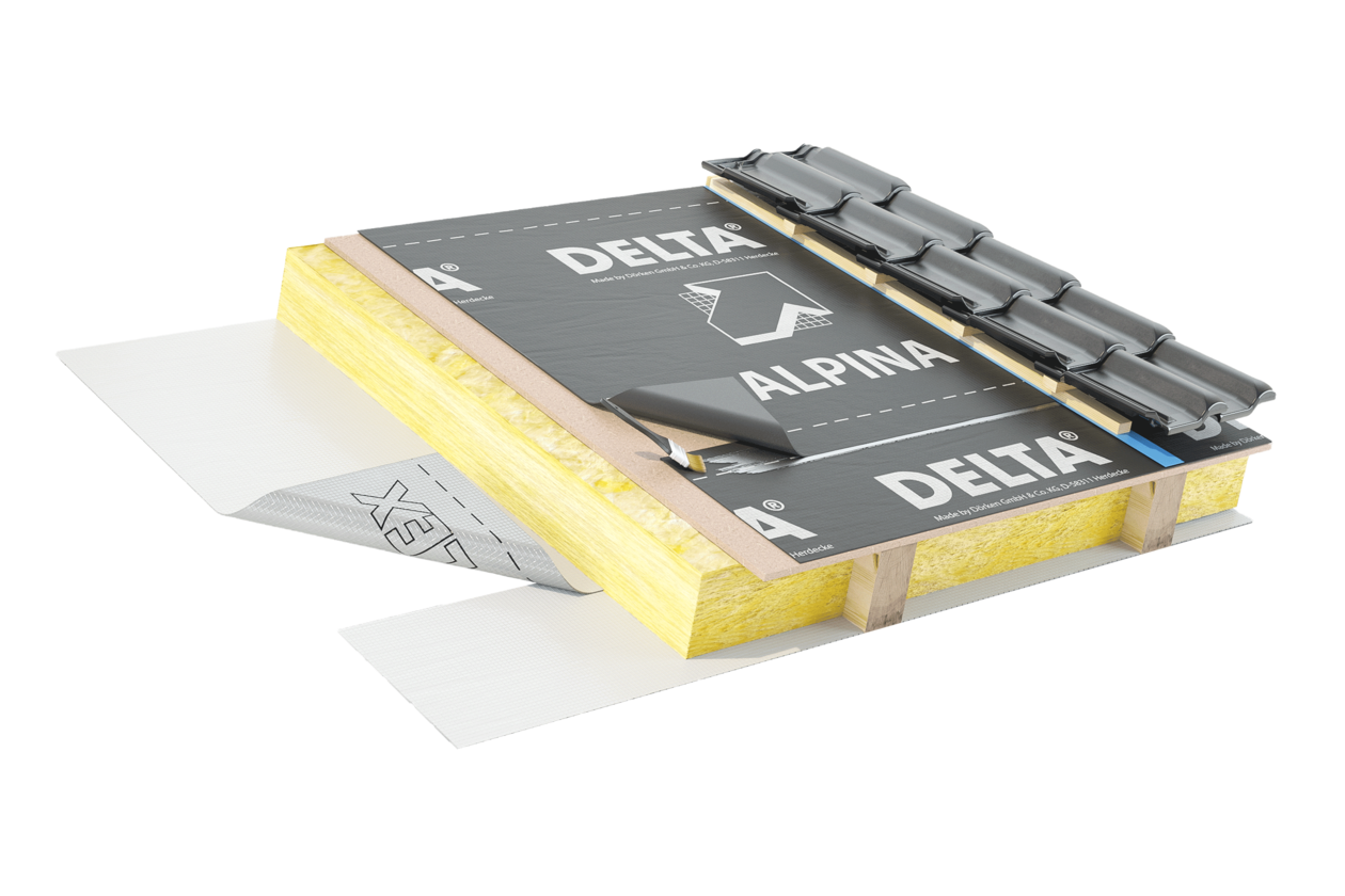 Dörken DELTA®-ALPINA Alátétfedés