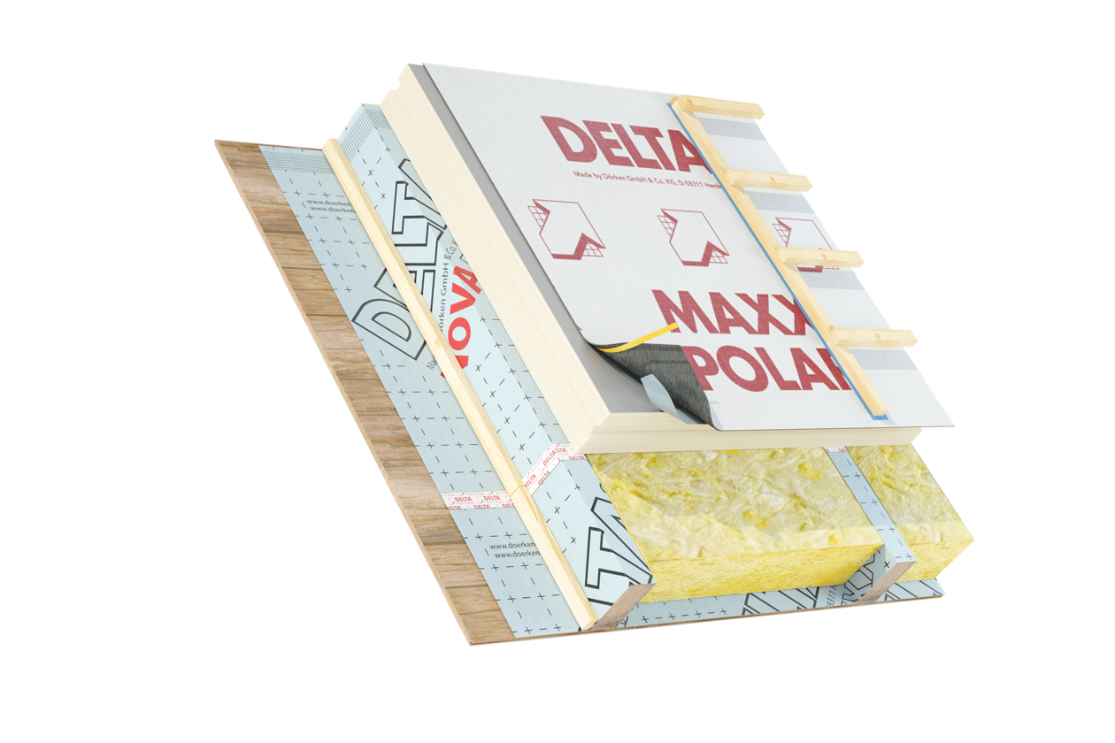 Dörken DELTA®-MAXX POLAR Szarufa fölötti hőszigetelések