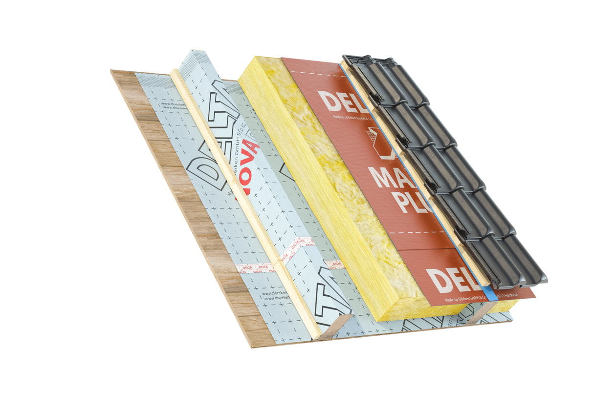 Dörken DELTA®-NOVAFLEXX Légzáró és párafékező fólia