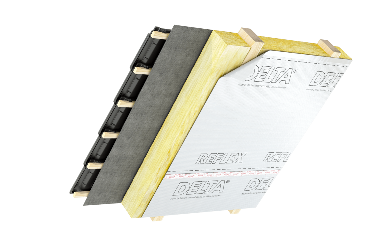 Dörken DELTA®-REFLEX Légzáró és párafékező fólia