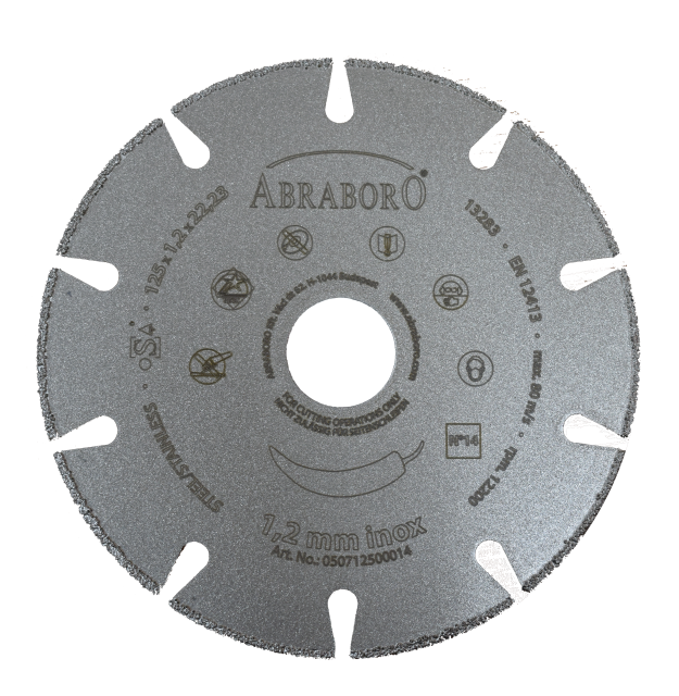 ABRABORO® INOX gyémántszemcsés vágókorong No.14