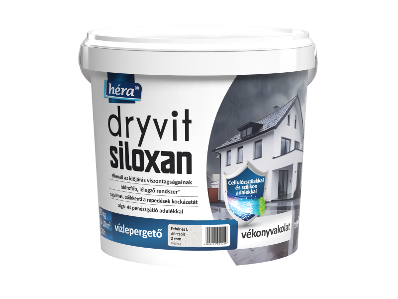 Héra Dryvit Siloxan vízlepergető dörzsölt vékonyvakolat 2MM