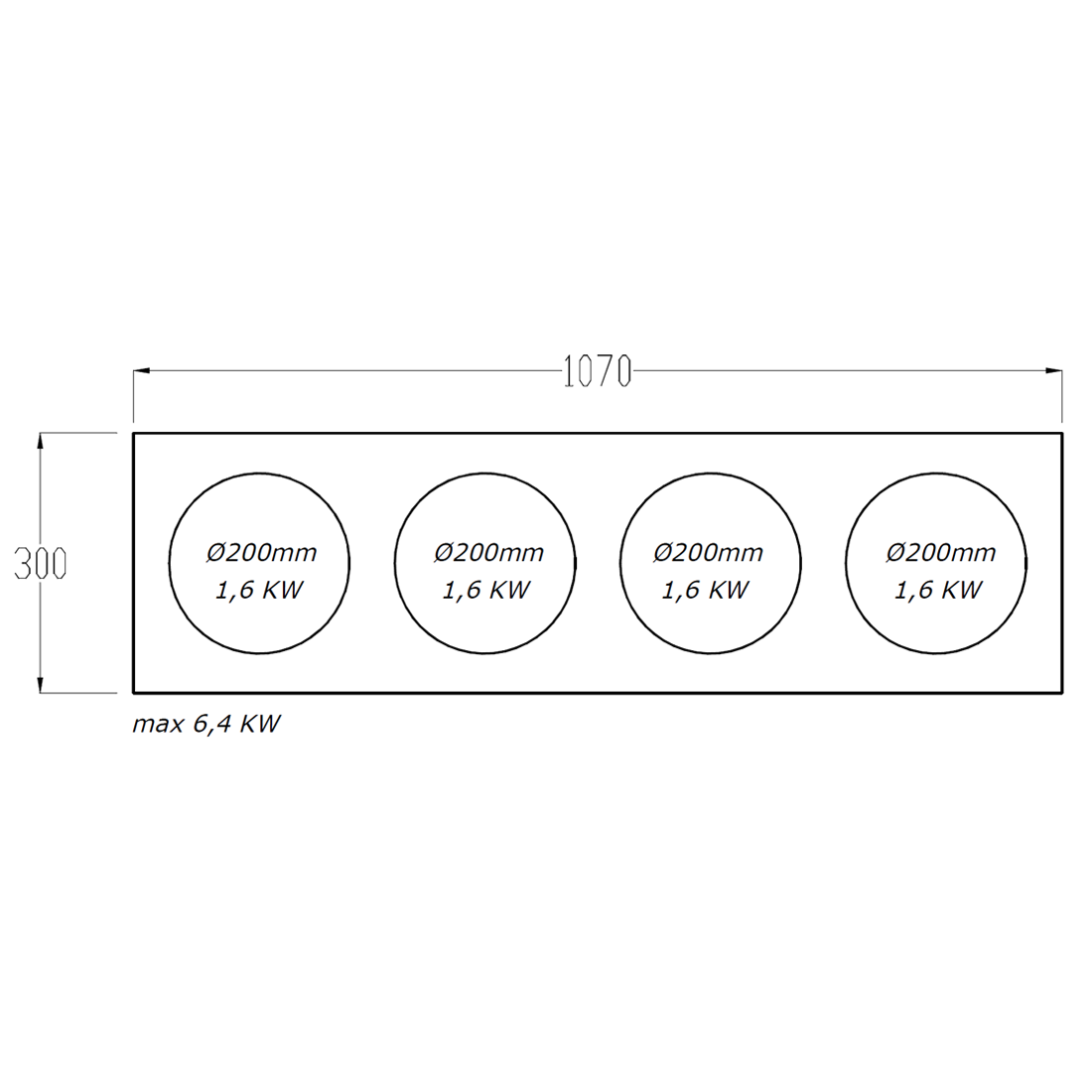 SIRIUS - Beépíthető indukciós főzőzóna S-H7 SLIM 4