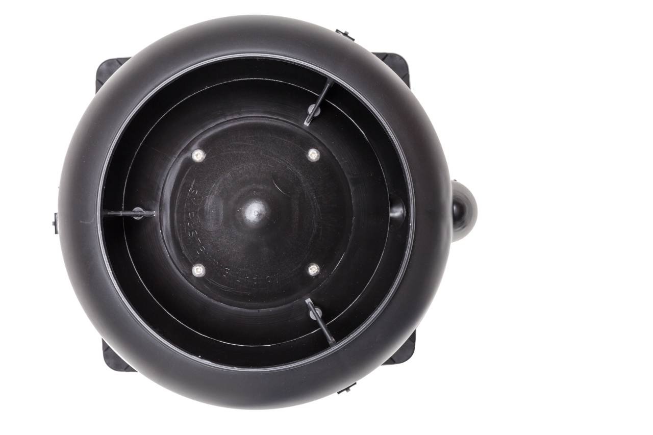 VILPE 125S 250x250-es tetőszellőző, fekete - A készlet erejéig rendelhető!