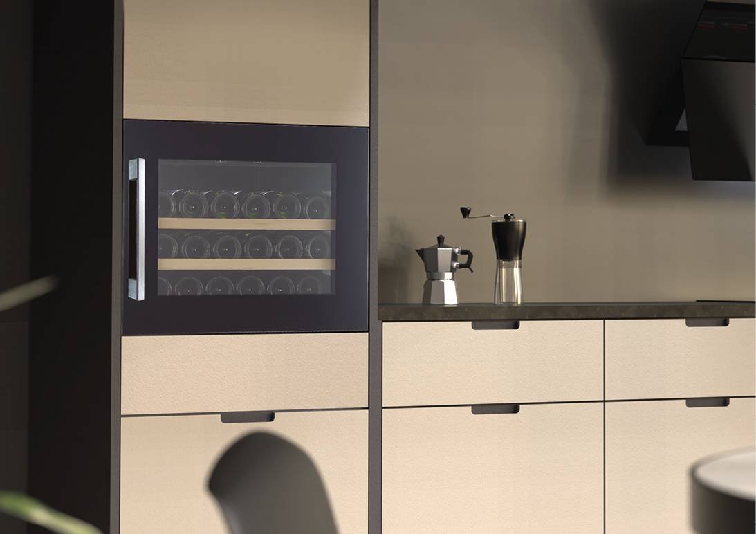 NODOR - Beépíthető borhűtő NorCare V-28 BK fekete