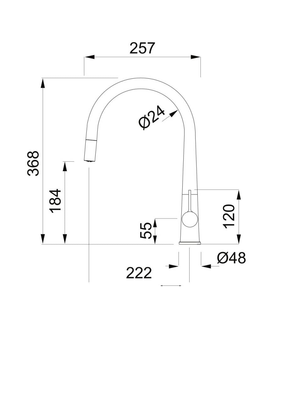 ELLECI - Csaptelep Athena Plus G40 Nero