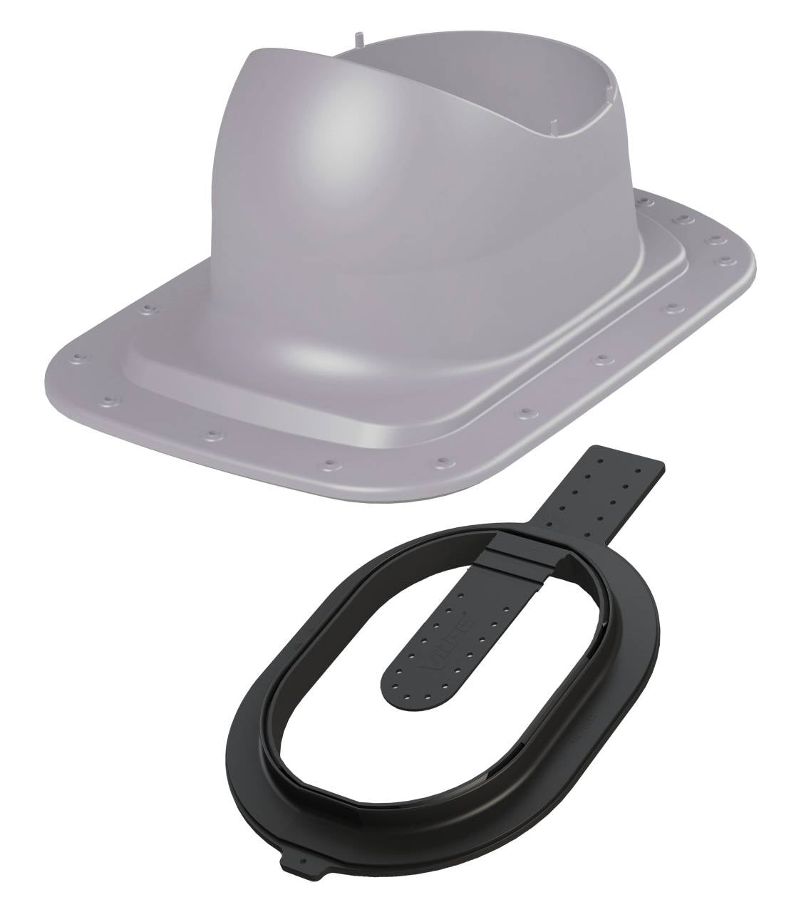 VILPE® CLASSIC LOIVA CLICK lemeztető átvezető elem, világosszürke