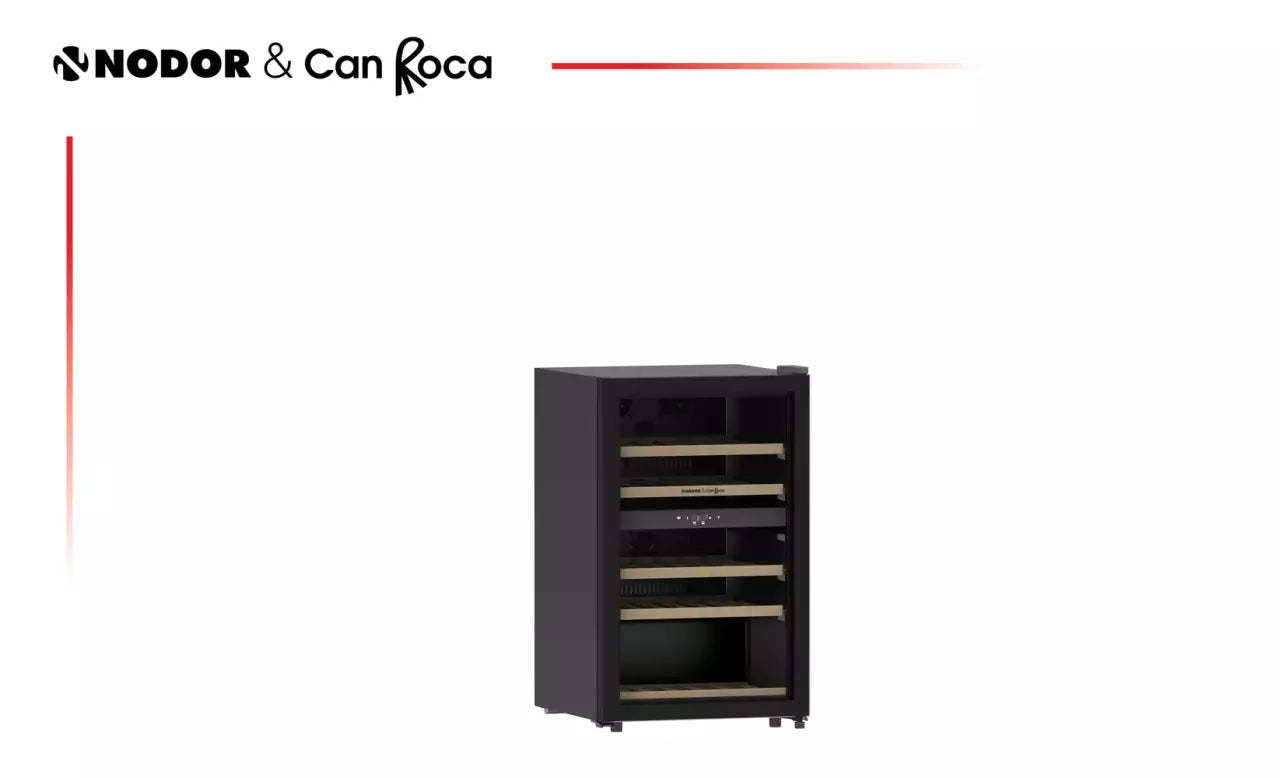 NODOR - Beépíthető borhűtő NorCare VF-53 BK