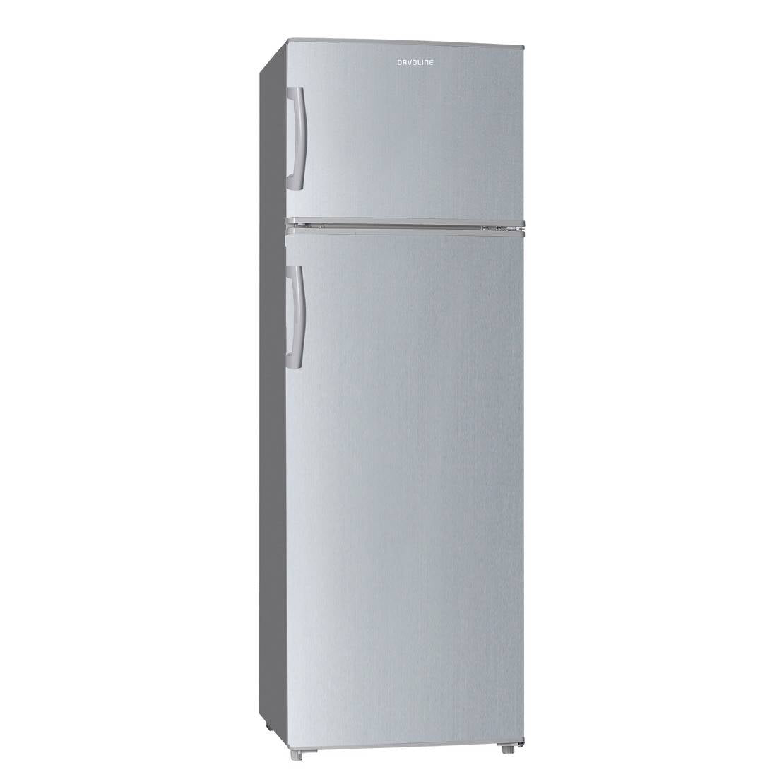 DAVOLINE - Hűtőszekrény kombinált RF-220E SLV NE + Ajándék Hűtőtáska