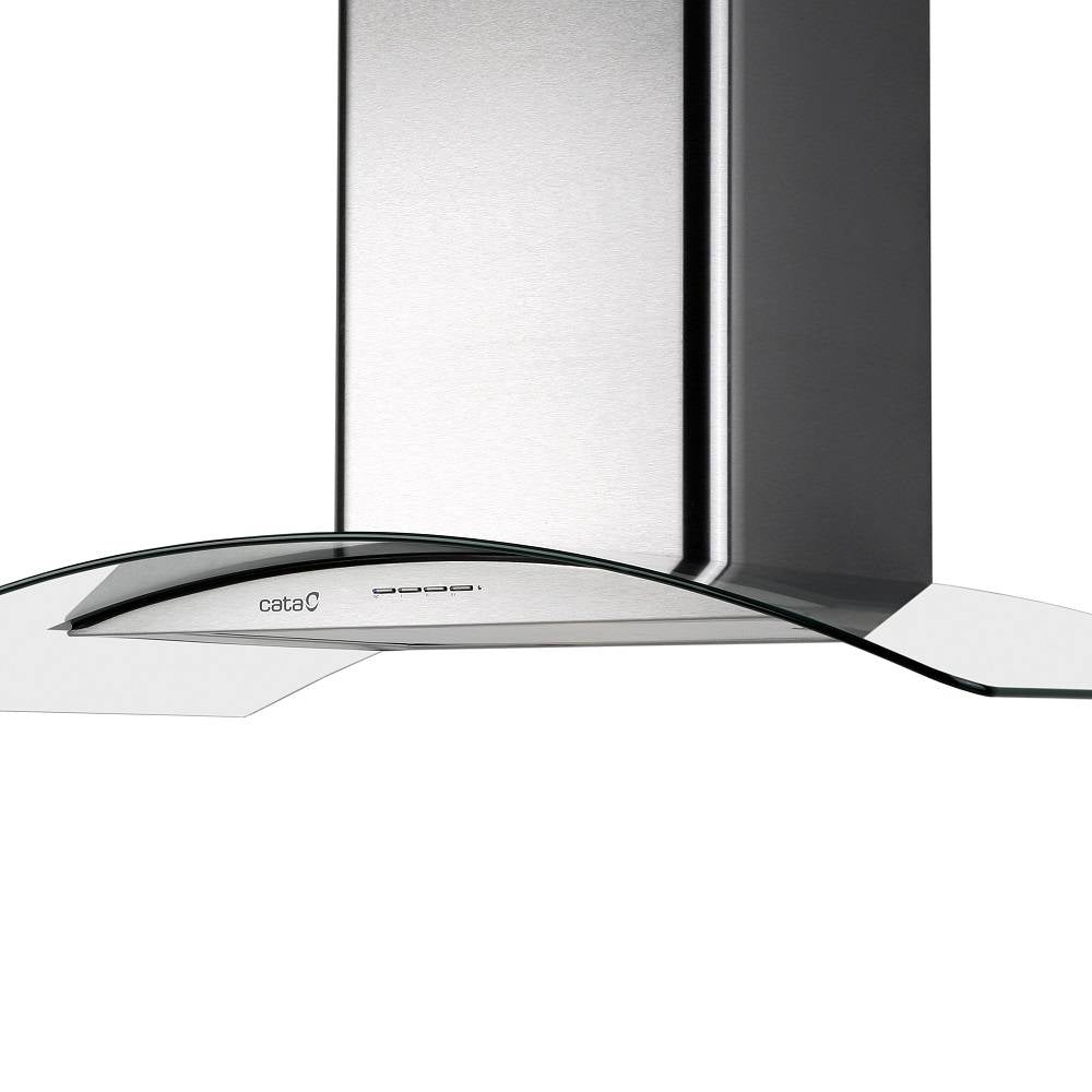 Cata - Páraelszívó ISLA GAMMA 900 X/E inox-üveg LED + Cata PROFESSIONAL edényszett - A készlet erejéig rendelhető!