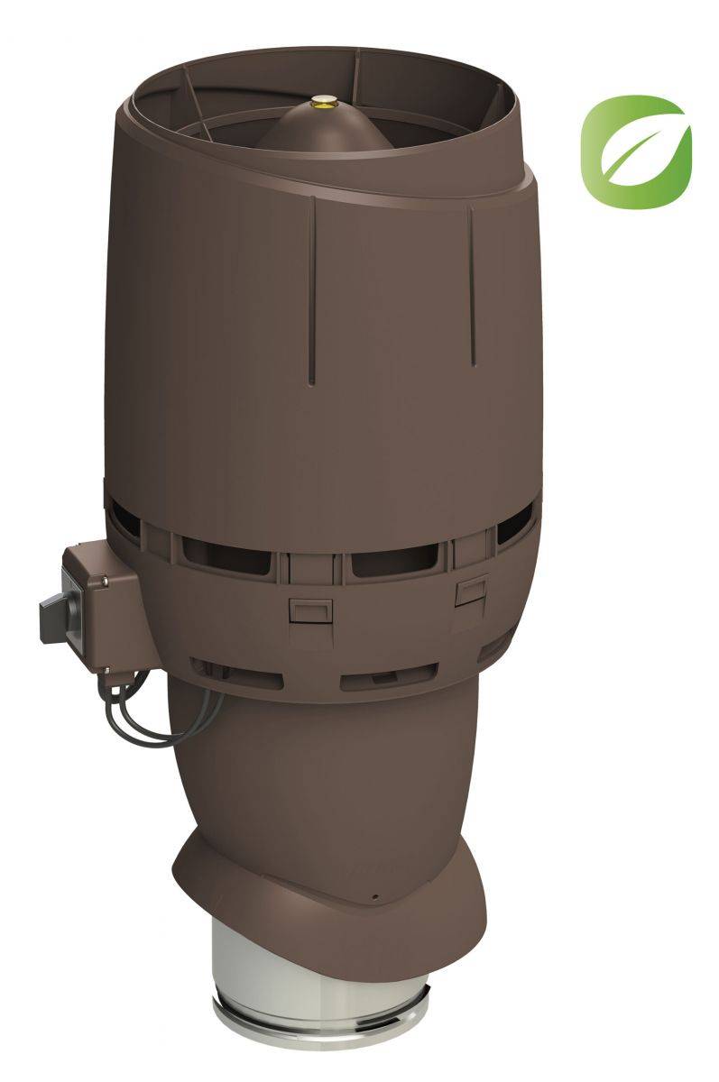 Vilpe ECo160P/500 FLOW tetőventilátor, barna