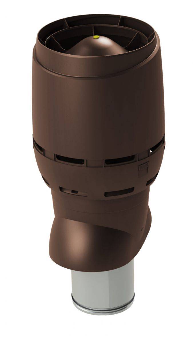 VILPE 250P/IS/500 FLOW XL tetőszellőző, barna