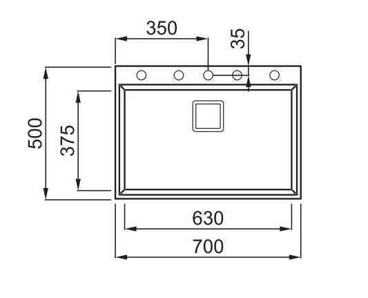 ELLECI - Mosogatótálca Karisma 120 G43 Tortora