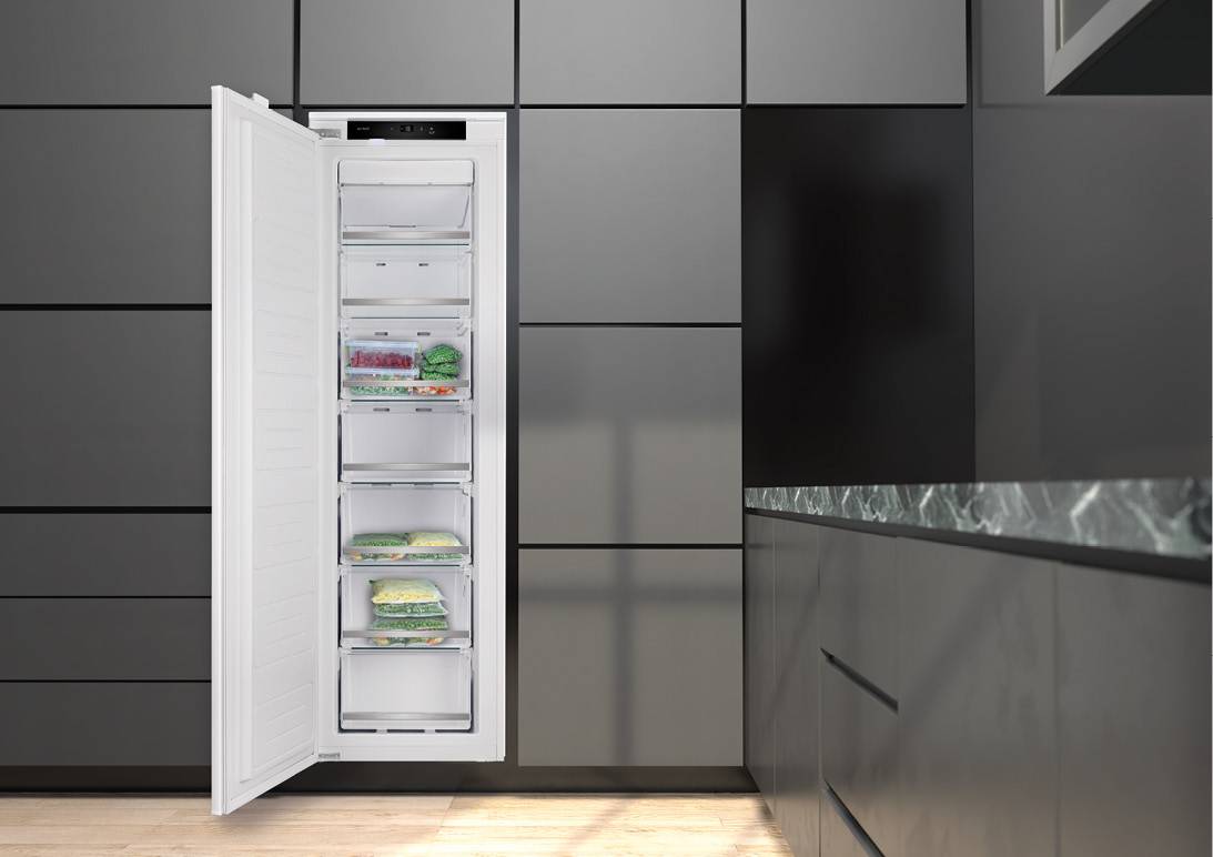 NODOR - Beépíthető fagyasztószekrény NorFrost ICE TNF-177 BI SL + Ajándék Hűtőtáska