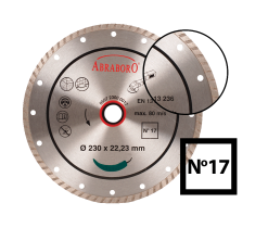 ABRABORO® Turbo gyémánttárcsa No.17