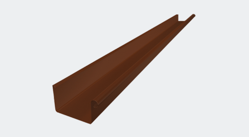 Prefa négyszögszelvényű ereszcsatorna