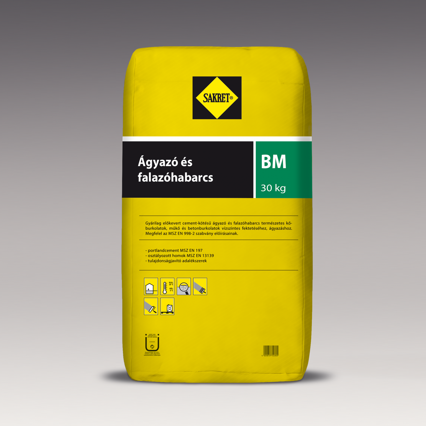 SAKRET BM Ágyazó és falazóhabarcs