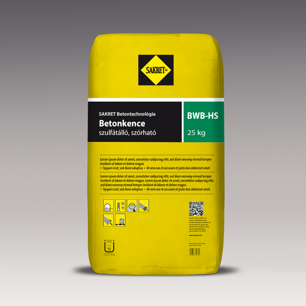 SAKRET BWB-HS betonkence szulfátálló, szórható